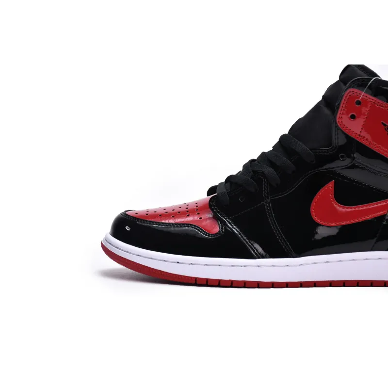 Pkgod Air Jordan 1 High OG Bred Patent