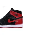 Pkgod Air Jordan 1 High OG Bred Patent