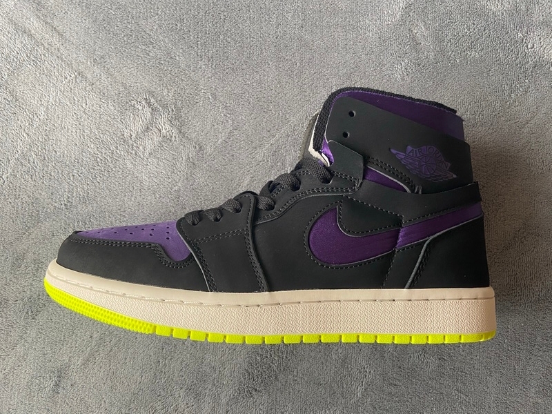     Air Jordan 1 High Zoom Air CMFT Black Court Purple Lemon Venom (W)