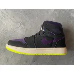 Pkgod Air Jordan 1 High Zoom Air CMFT Black Court Purple Lemon Venom (W)