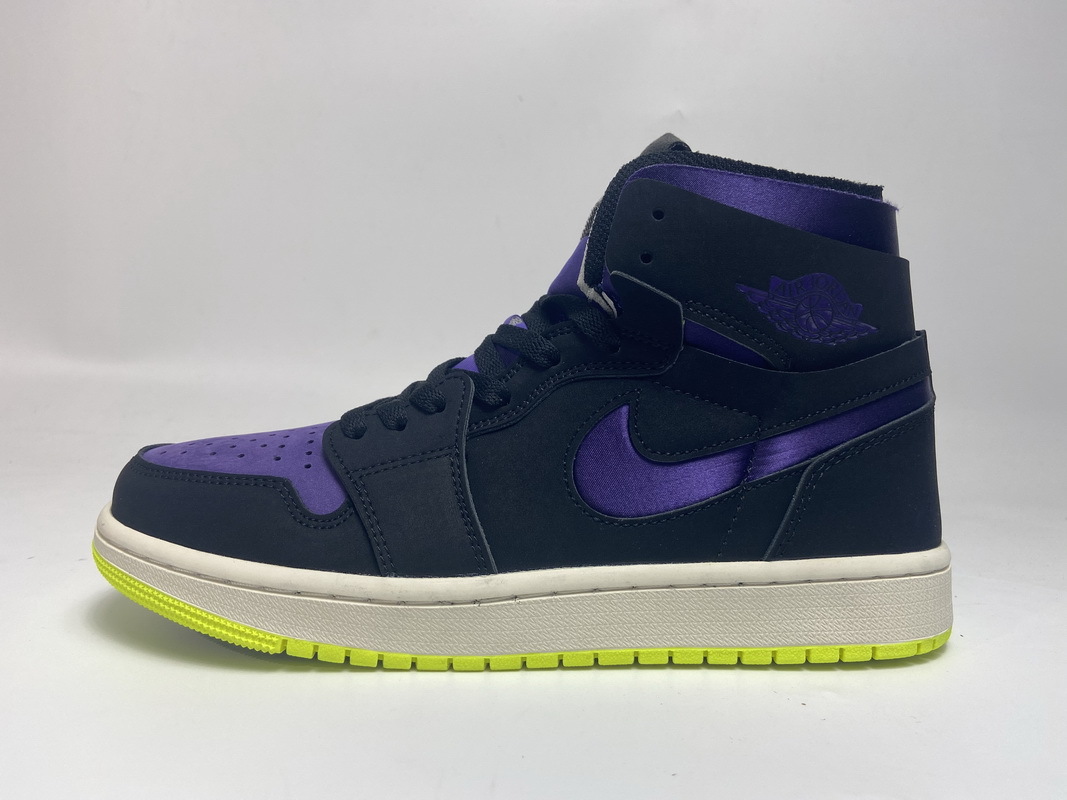     Air Jordan 1 High Zoom Air CMFT Black Court Purple Lemon Venom (W)