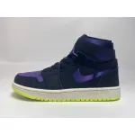 Pkgod Air Jordan 1 High Zoom Air CMFT Black Court Purple Lemon Venom (W)