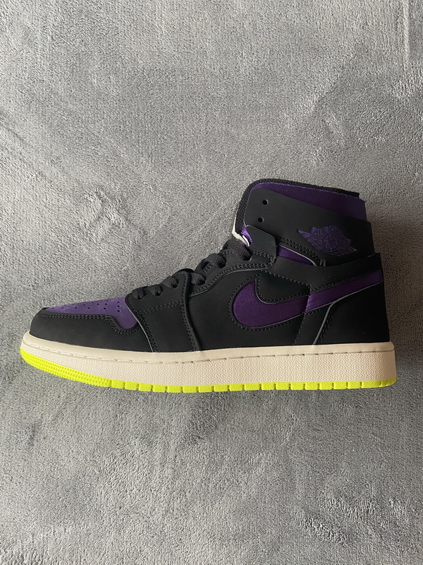     Air Jordan 1 High Zoom Air CMFT Black Court Purple Lemon Venom (W)