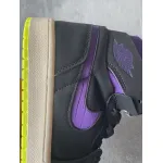 Pkgod Air Jordan 1 High Zoom Air CMFT Black Court Purple Lemon Venom (W)
