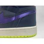 Pkgod Air Jordan 1 High Zoom Air CMFT Black Court Purple Lemon Venom (W)