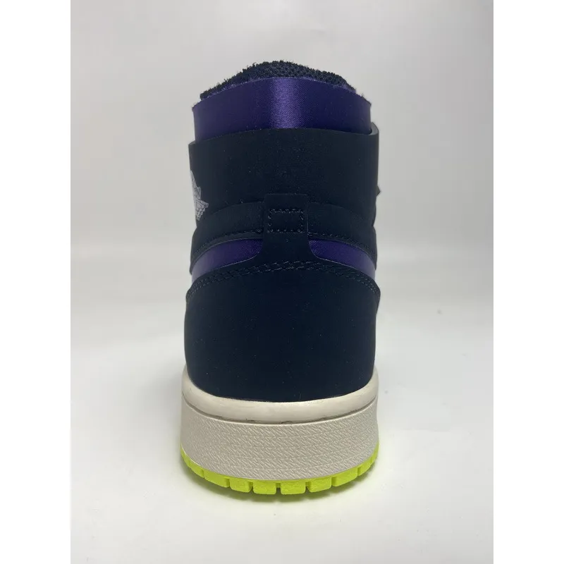 Pkgod Air Jordan 1 High Zoom Air CMFT Black Court Purple Lemon Venom (W)