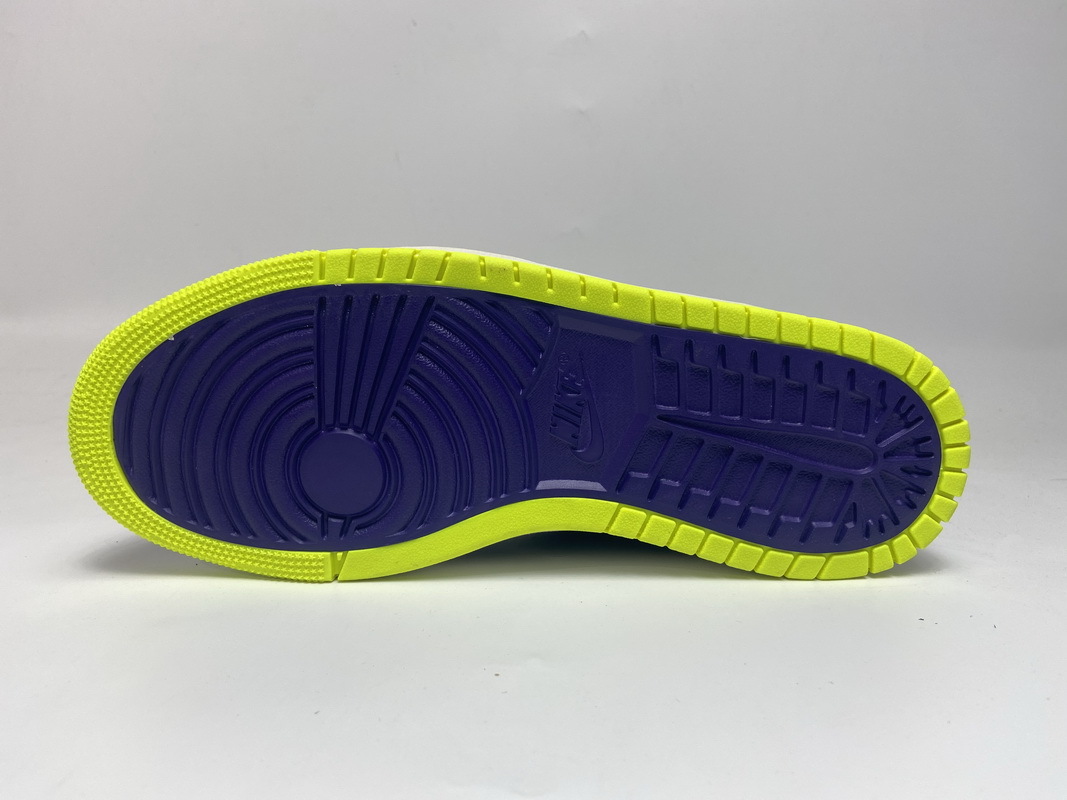     Air Jordan 1 High Zoom Air CMFT Black Court Purple Lemon Venom (W)