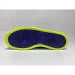 Pkgod Air Jordan 1 High Zoom Air CMFT Black Court Purple Lemon Venom (W)