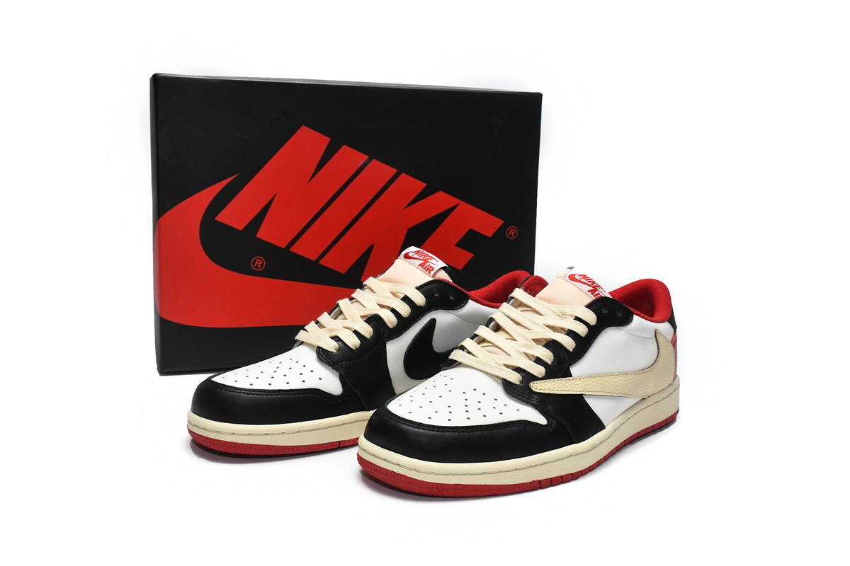     Air Jordan 1 Low Black Red x Travis Scott
