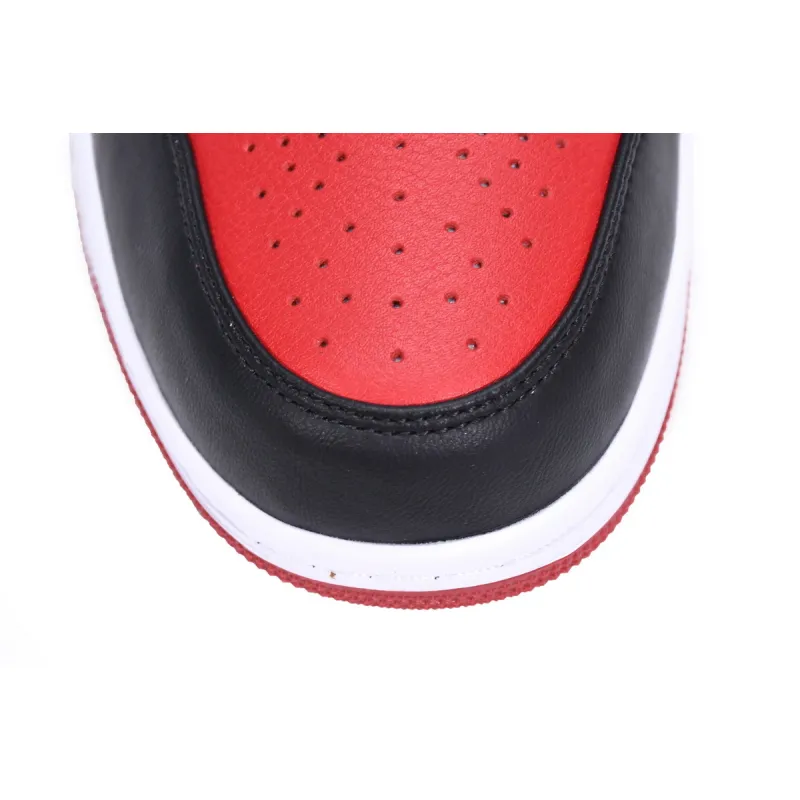 Pkgod Air Jordan 1 Low Bred Toe