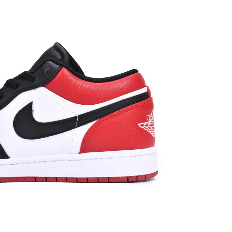 Pkgod Air Jordan 1 Low Bred Toe