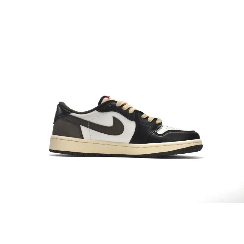 Pkgod Air Jordan 1 Low Dark Mocha x Travis Scott