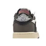 Pkgod Air Jordan 1 Low Dark Mocha x Travis Scott