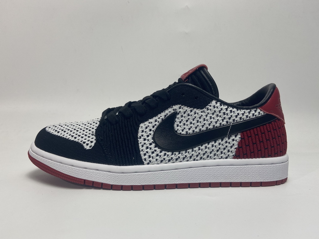 Pkgod Air Jordan 1 Low Flyknit Black Toe
