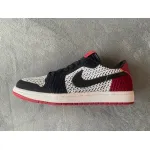 Pkgod Air Jordan 1 Low Flyknit Black Toe