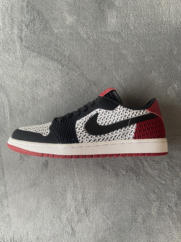 Pkgod Air Jordan 1 Low Flyknit Black Toe