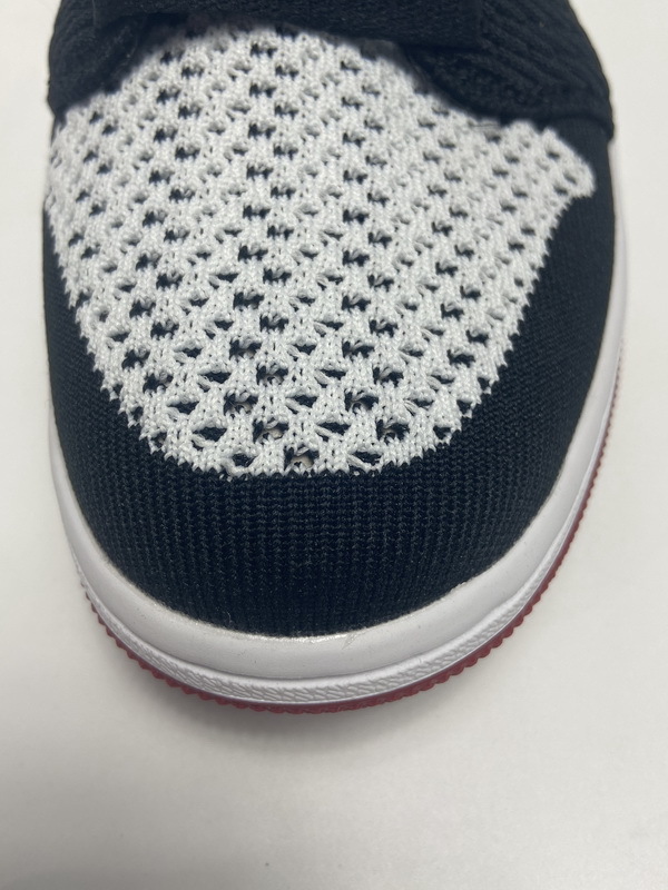 Pkgod Air Jordan 1 Low Flyknit Black Toe