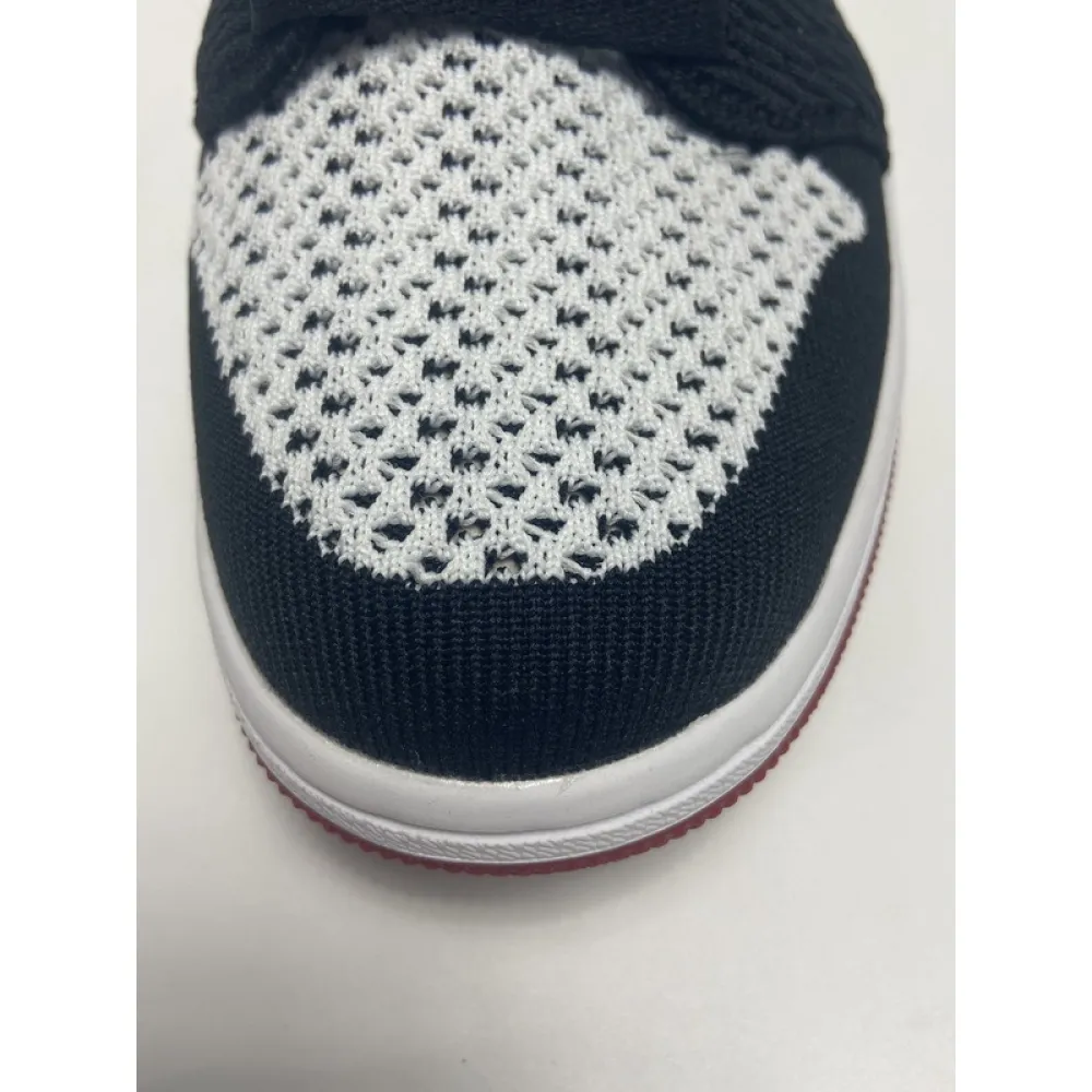 Pkgod Air Jordan 1 Low Flyknit Black Toe