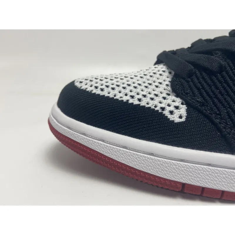 Pkgod Air Jordan 1 Low Flyknit Black Toe