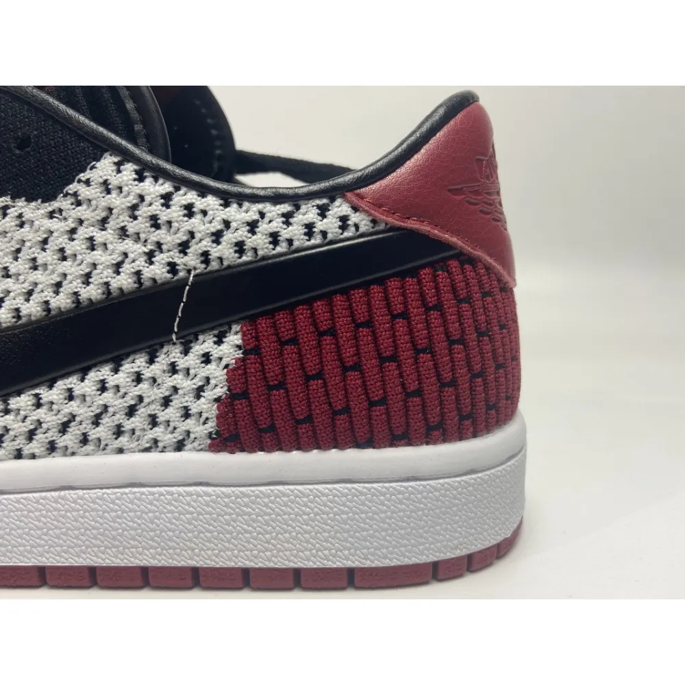 Pkgod Air Jordan 1 Low Flyknit Black Toe