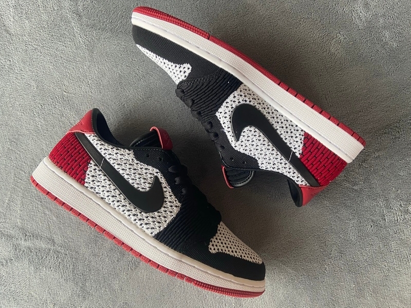 Pkgod Air Jordan 1 Low Flyknit Black Toe