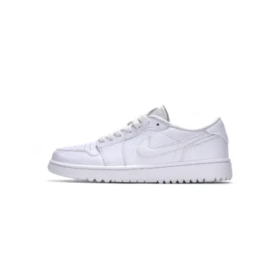 Pkgod Air Jordan 1 Low Golf Triple White 01