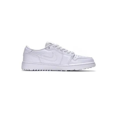 Pkgod Air Jordan 1 Low Golf Triple White 02