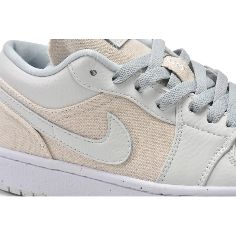 Pkgod Air Jordan 1 Low Se Canvas Iris Whisper Sail 