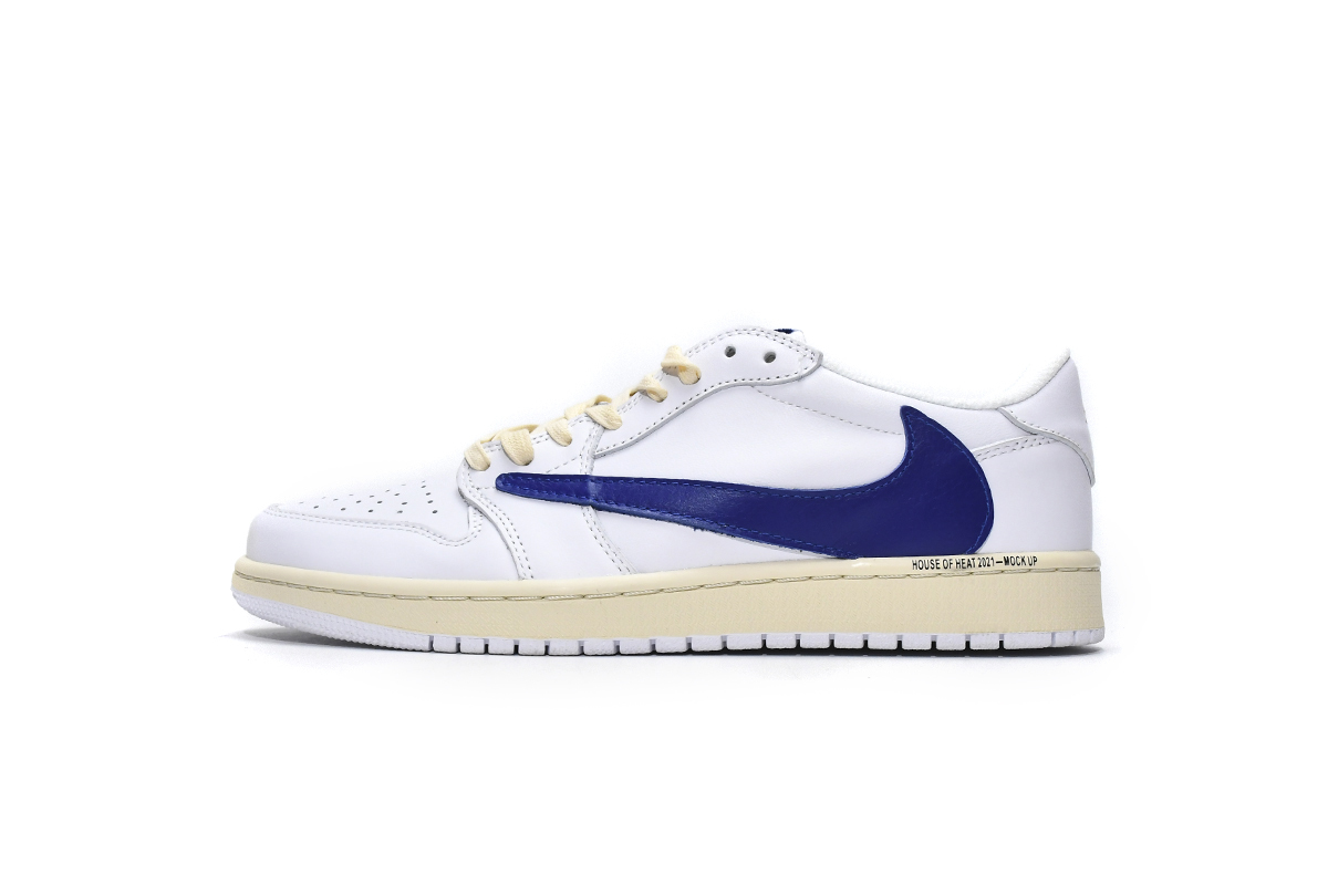     Air Jordan 1 Low White Blue x Travis Scott