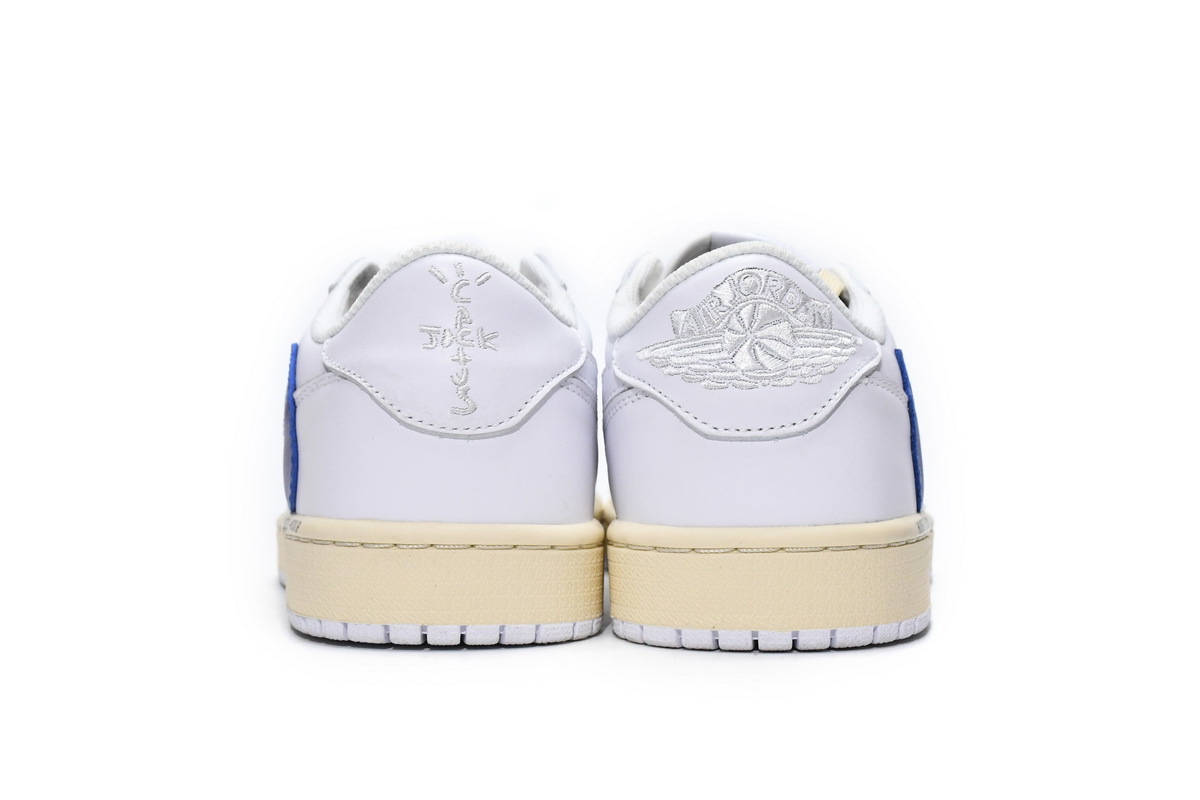     Air Jordan 1 Low White Blue x Travis Scott
