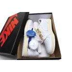 Pkgod Air Jordan 1 Low White Blue x Travis Scott