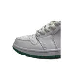 Pkgod Air Jordan 1 Low White Lucky Green Black​