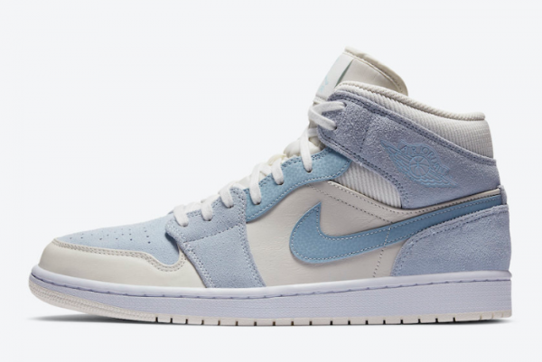 Pkgod Air Jordan 1 Mid  Mixed Textures Blue