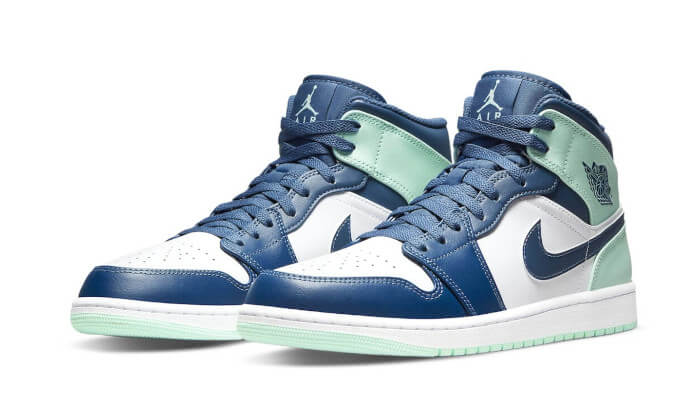     Air Jordan 1 Mid Mystic Navy Mint Foam