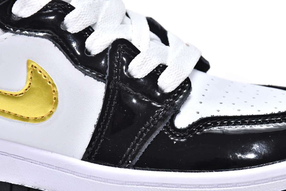 Pkgod Air Jordan 1 Mid PS Black Gold（Kids）