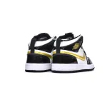 Pkgod Air Jordan 1 Mid PS Black Gold（Kids）