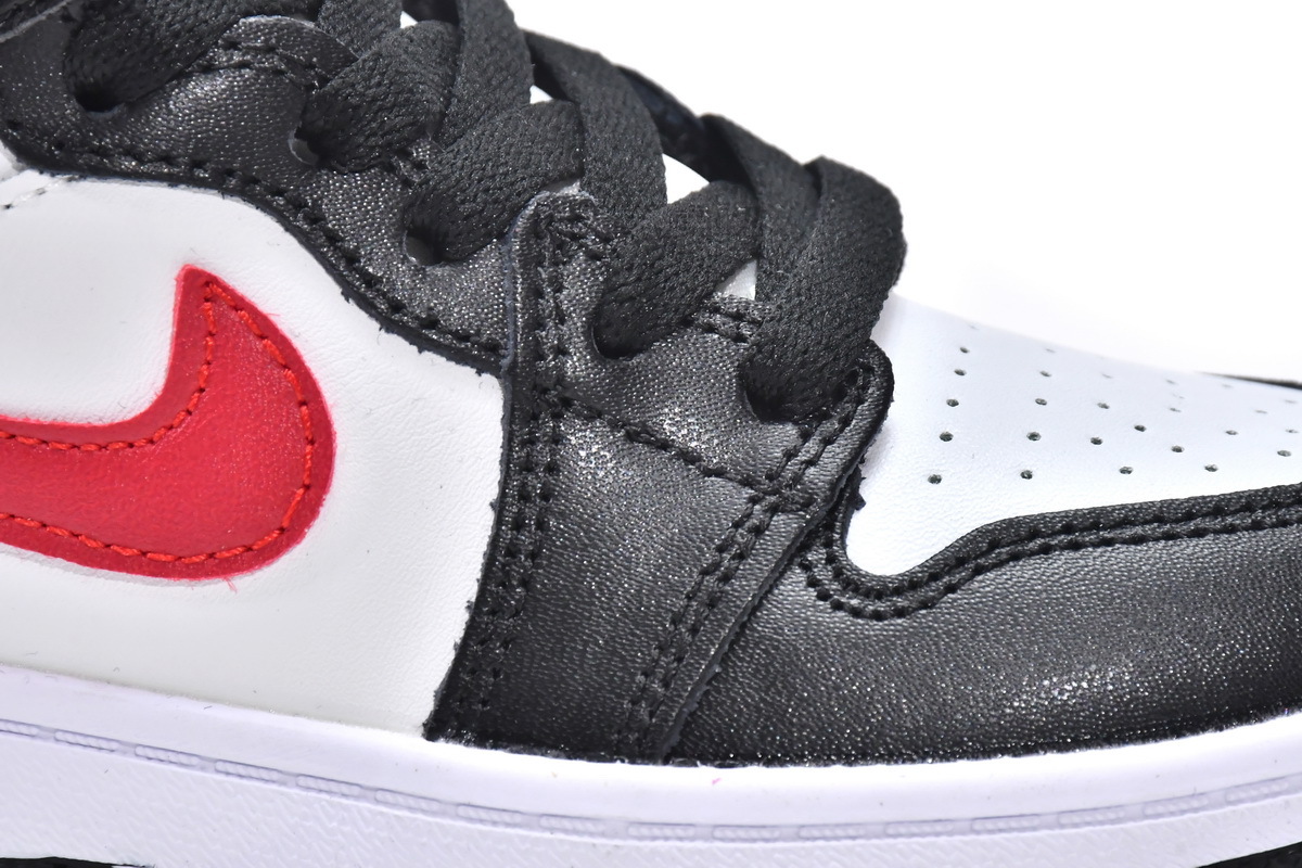 Pkgod Air Jordan 1 Mid PS Black Gym Red(Kids)