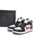 Pkgod Air Jordan 1 Mid PS Black Gym Red(Kids)