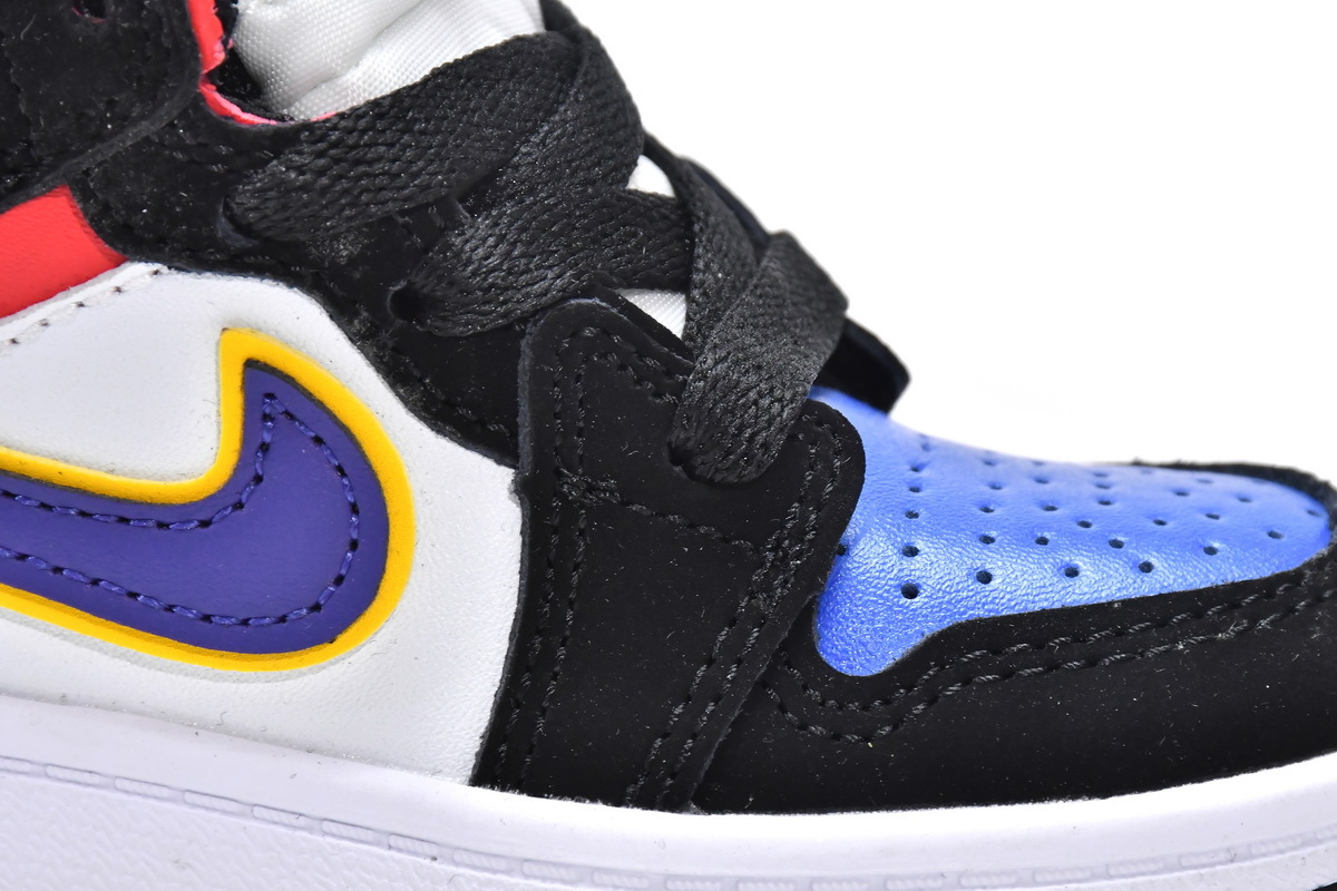 Pkgod Air Jordan 1 Mid PS Lakers Top 3(Kids)