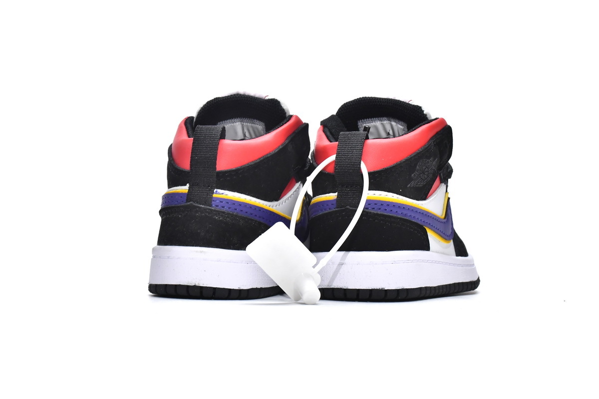 Pkgod Air Jordan 1 Mid PS Lakers Top 3(Kids)