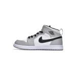 Pkgod Air Jordan 1 Mid PS Light Smoke Grey（Kids）