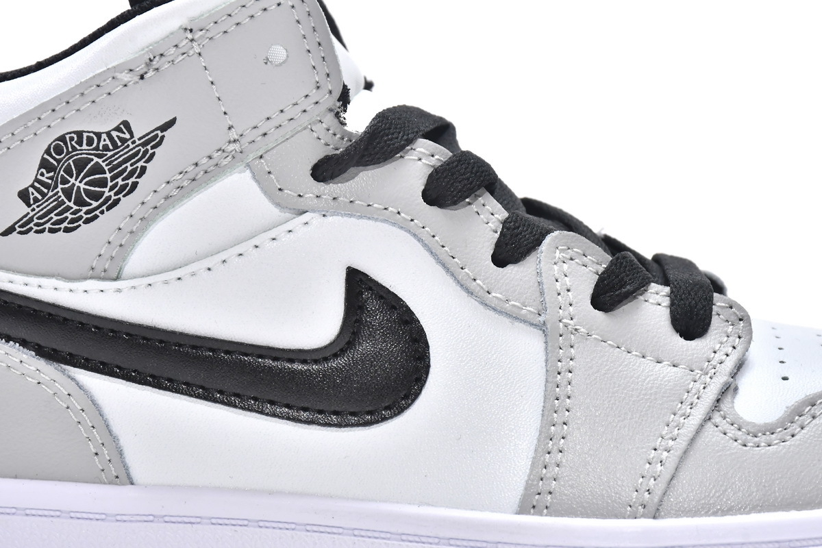 Pkgod Air Jordan 1 Mid PS Light Smoke Grey（Kids）