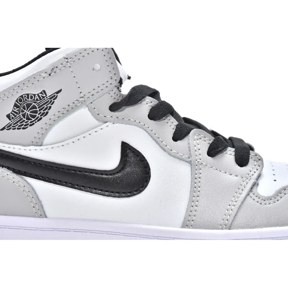 Pkgod Air Jordan 1 Mid PS Light Smoke Grey（Kids）