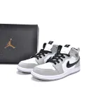 Pkgod Air Jordan 1 Mid PS Light Smoke Grey（Kids）