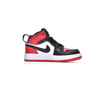 Pkgod Air Jordan 1 Mid PS Noble Red（kids） 02