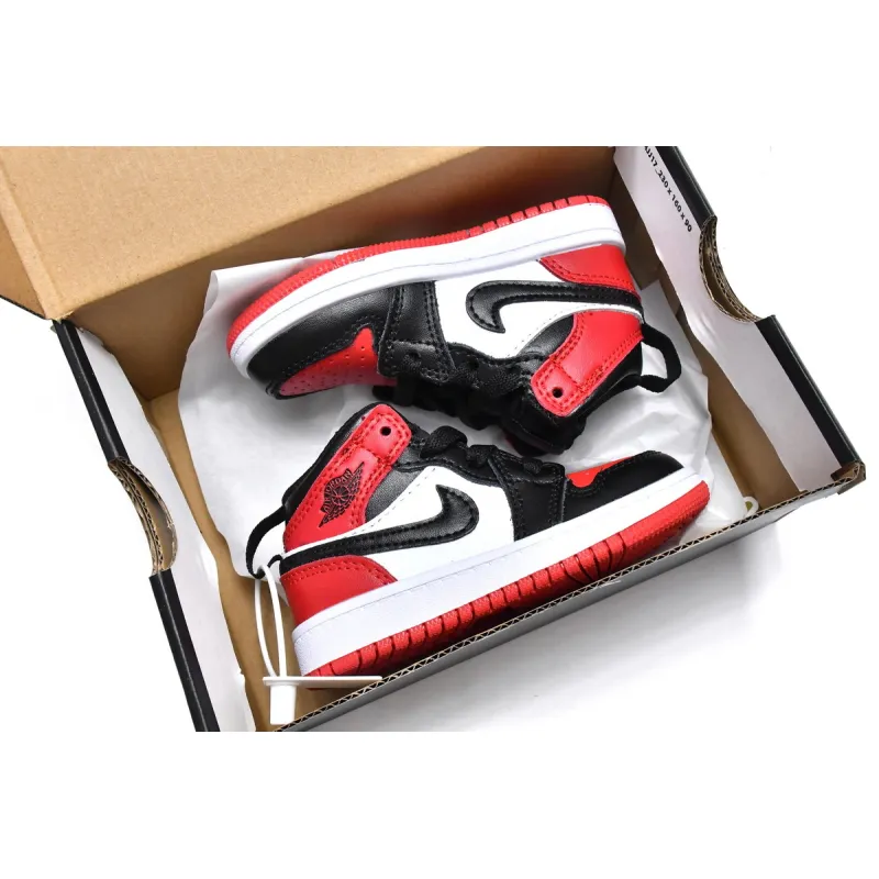 Pkgod Air Jordan 1 Mid PS Noble Red（kids）