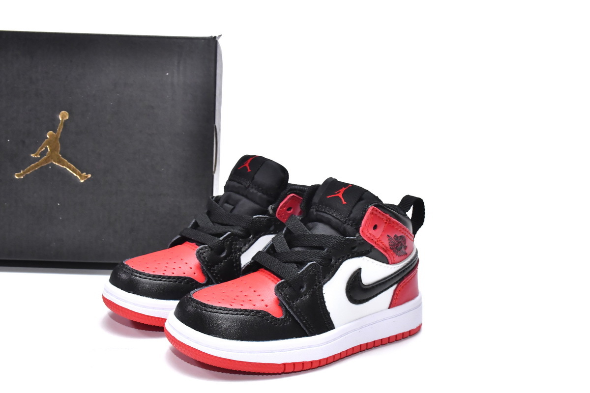 Pkgod Air Jordan 1 Mid PS Noble Red（kids）