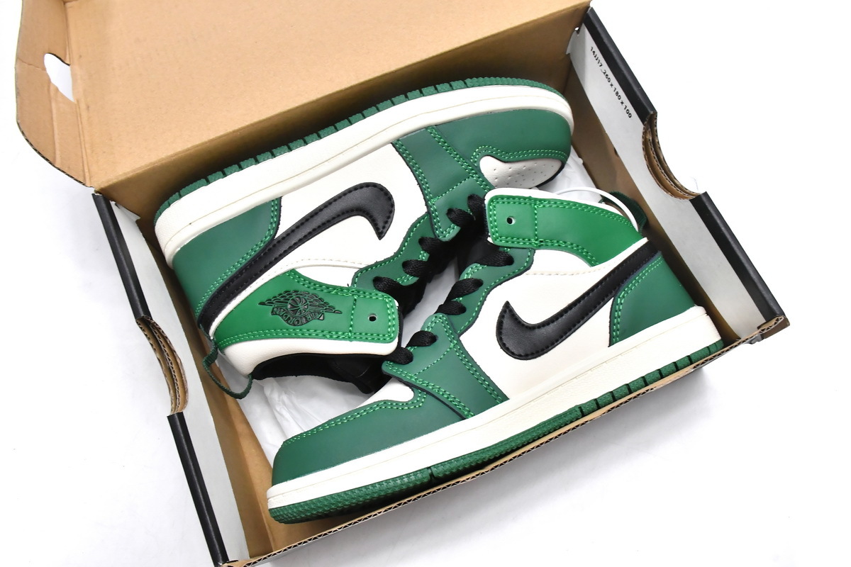 Pkgod Air Jordan 1 Mid PS Pine Green（Kids）