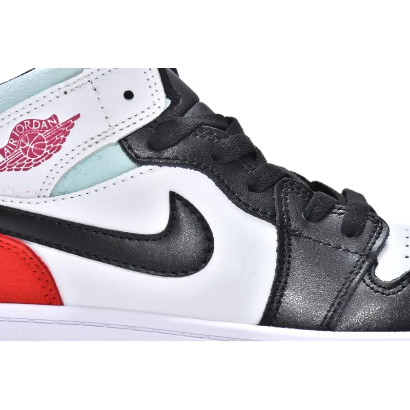 Pkgod Air Jordan 1 Mid PS Red Black Toe（Kids）