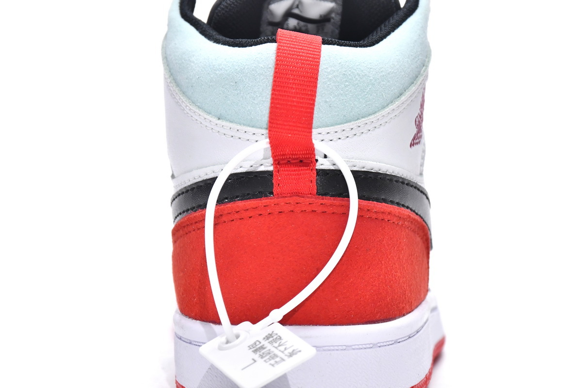 Pkgod Air Jordan 1 Mid PS Red Black Toe（Kids）